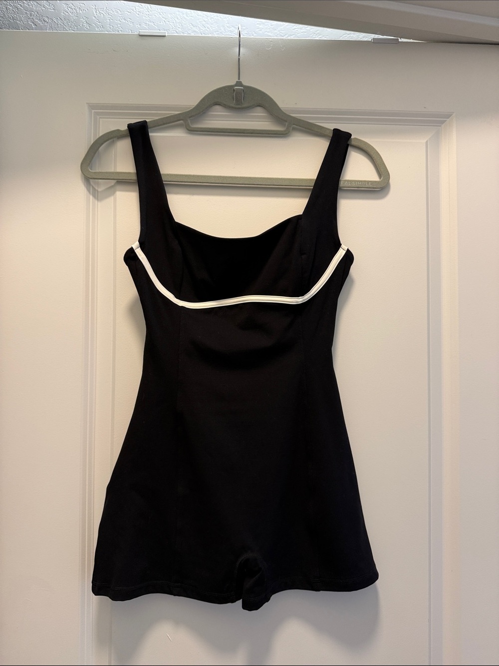 Monday Swimwear Zion Romper - Black/Ivory